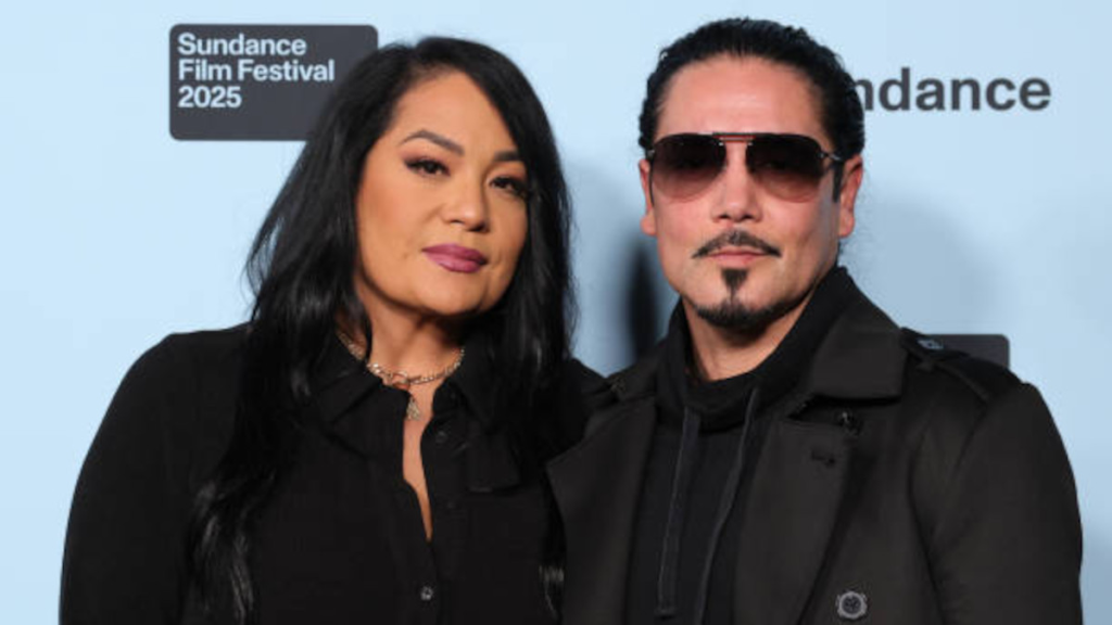 Suzette Quintanilla with her husband